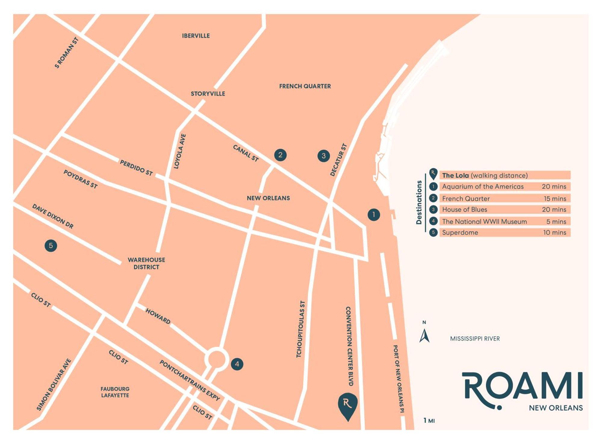 Roami At The Lola Apartment นิวออร์ลีนส์ ภายนอก รูปภาพ